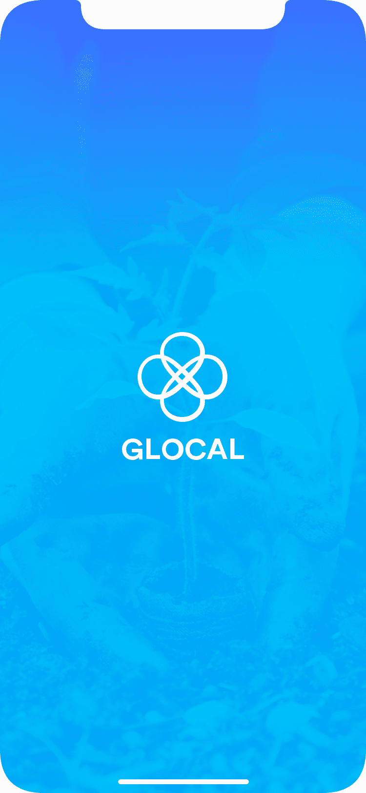 Screenshot of Glocal app #1